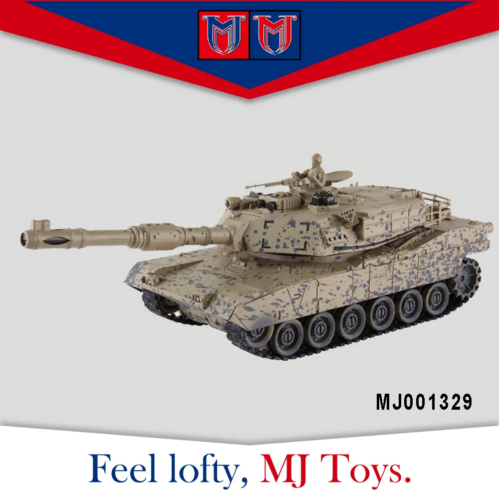 Réservoir Radiocommandé 28 Cm Avec Lumières Et Sons - Tank RC Télécommandé Camouflage, Tourelle 360°