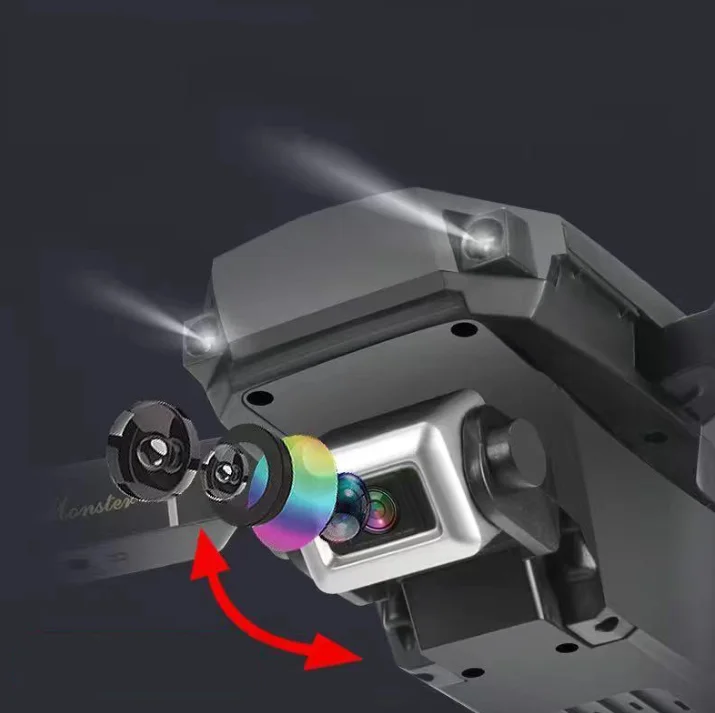 Мини-Квадрокоптер LUCUN складной 4K 1080P HD с камерой Wi-Fi