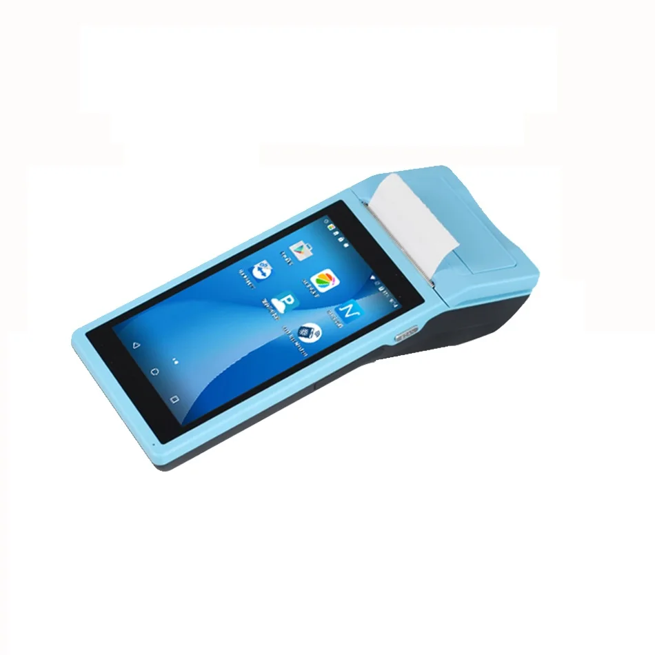 GOOJPRT Q2 Smart Mobile  All in One Pos Terminal With Printer Sim Card Wifi BT