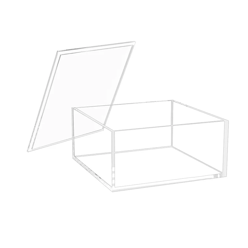 Custom High Quality Clear Acrylic Storage Box Gift Box Display Box With
