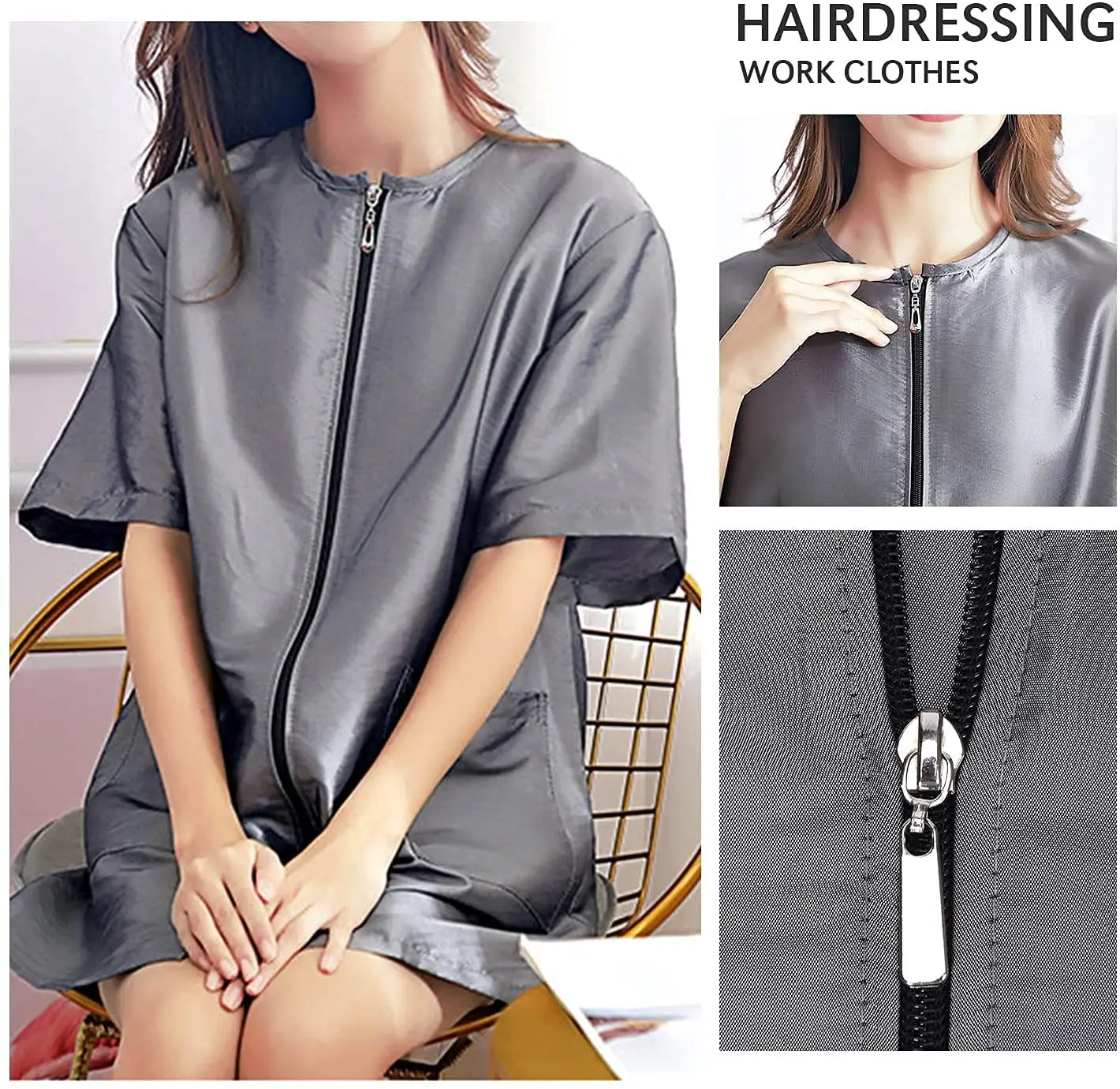 Водонепроницаемый Фартук для парикмахерской с логотипом косметологическая форма стрижки парикмахерские куртки оптовая продажа на заказ