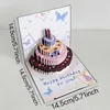 Série Papillon Gâteau - Papillon Bleu