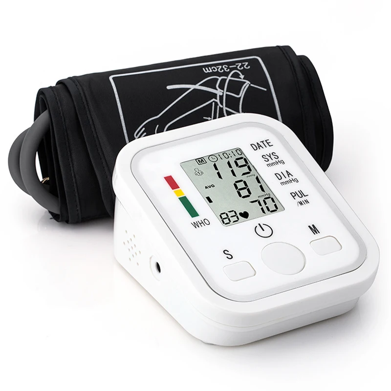 Digital Liquid Crystal Display Arm Blood Pressure Monitor Blood Monitoring Pressure Hemopiezometer