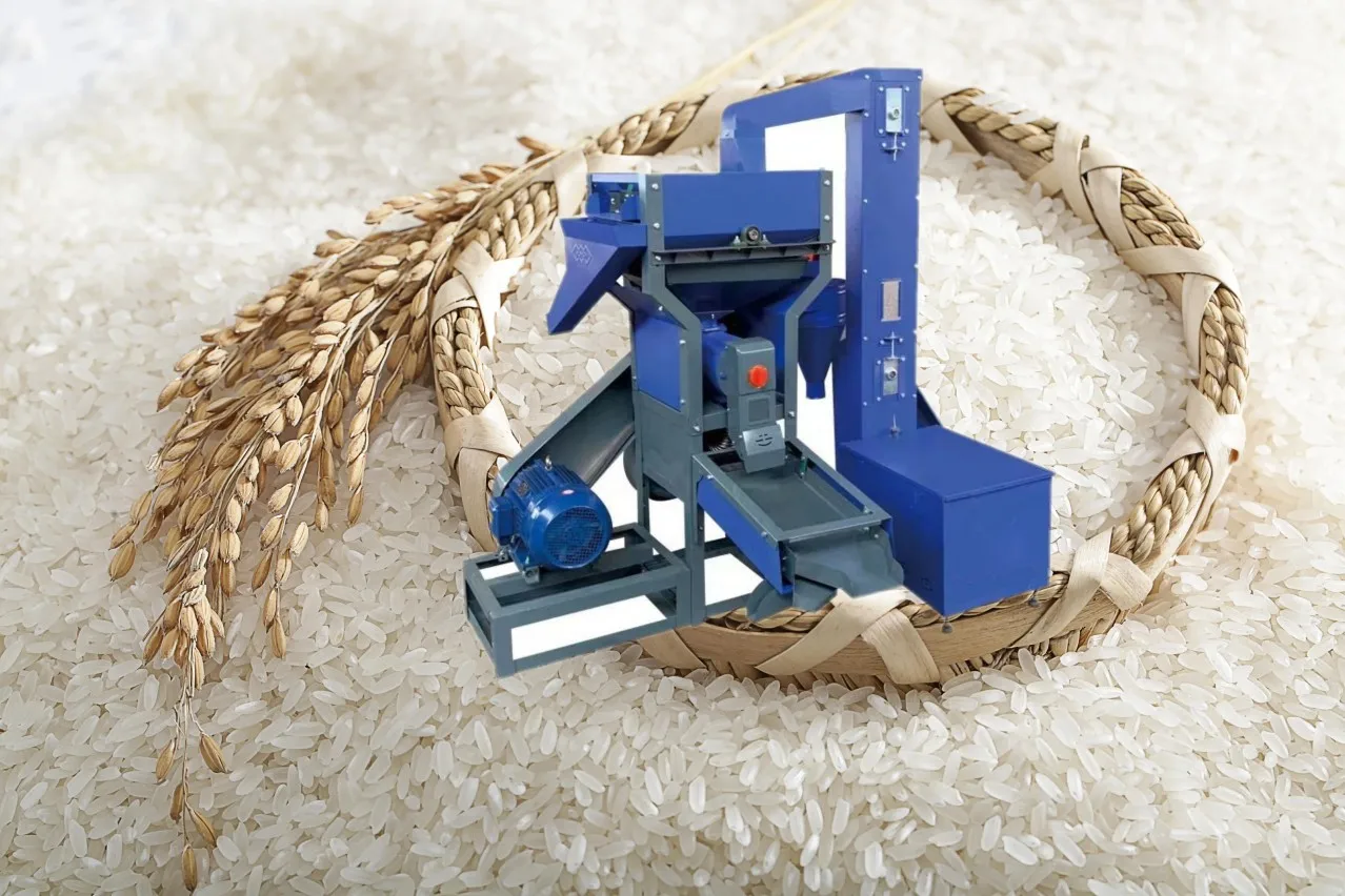 Home Rice Mill Machine With Vibratory Screen Vibration Rice Milling ...