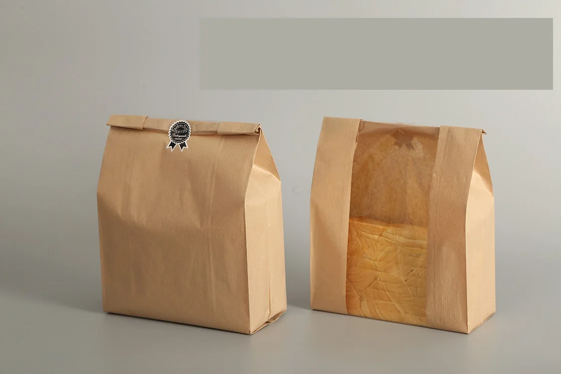 Customized disposable bread sandwich bag oil-proof baking packaging bag food grade supplier