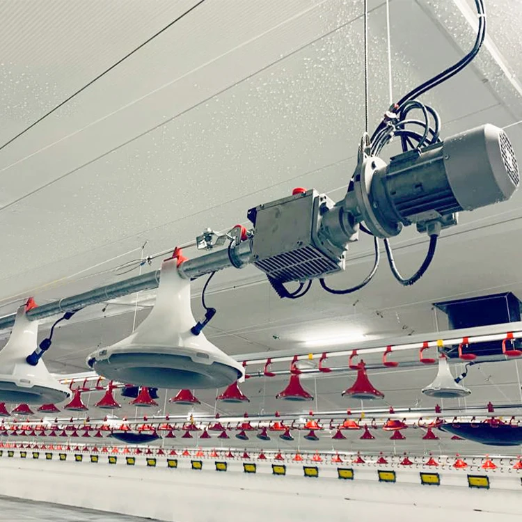 Automatic Controller Economy Broiler House Drinking and Feeding System Poultry Farming Equipment