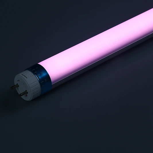 WICOOS 10 50 LED Tubes LED Customized T8 Led Tube Light 4ft Pink Color Led Tube Rgb for Factory Lighting Aluminum Led 3/4 Green