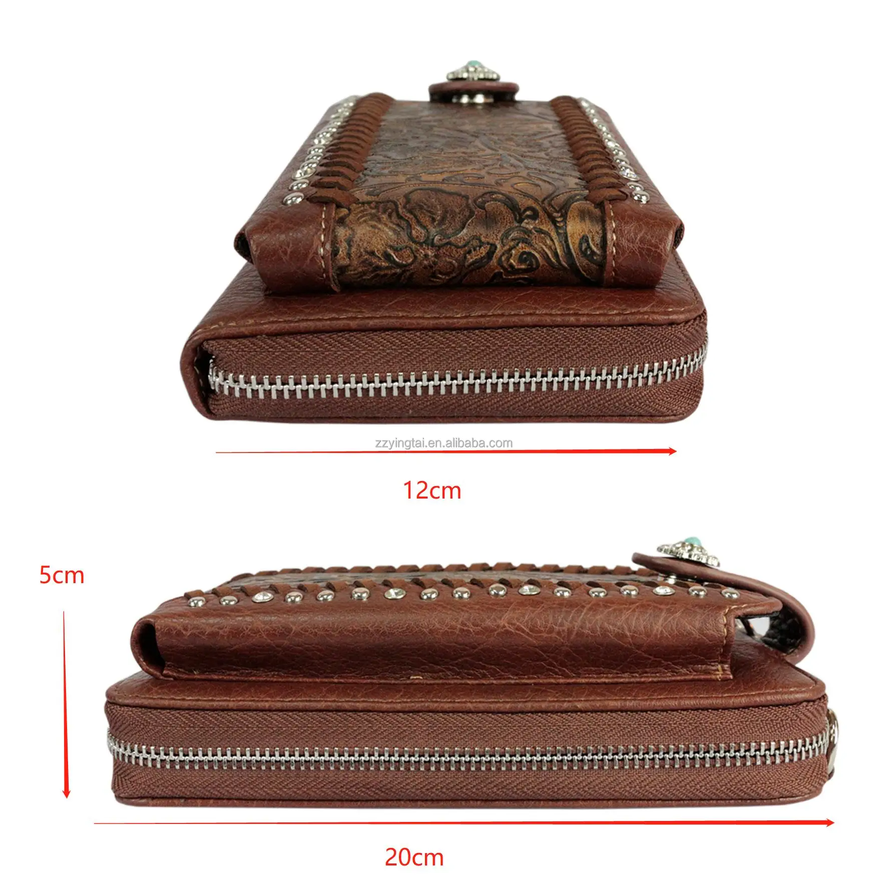 Oem Leather Phone Bags Designer Ladies Crossbody Bag With Passport