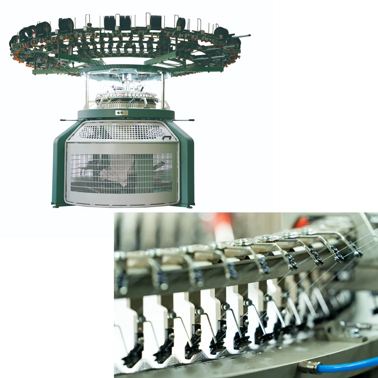LEADSFON Pilotelli High Speed Small Diameter Single Jersey Circular Knitting Machine