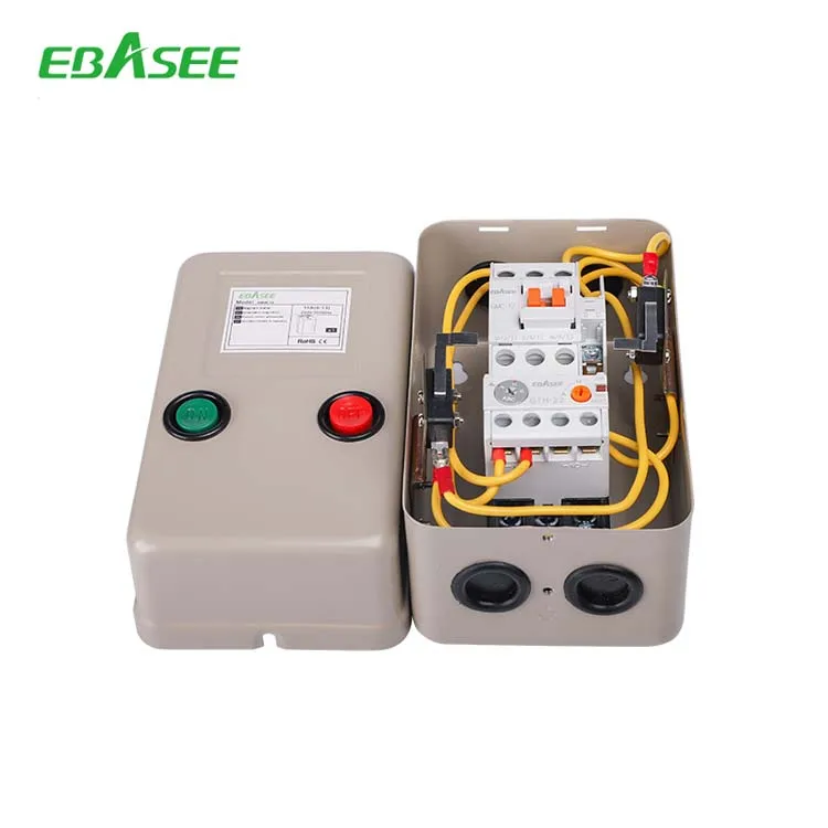 Electric Singles Phase 3 Phase Magnetic Starters AC Contactor DOL Motor Starter