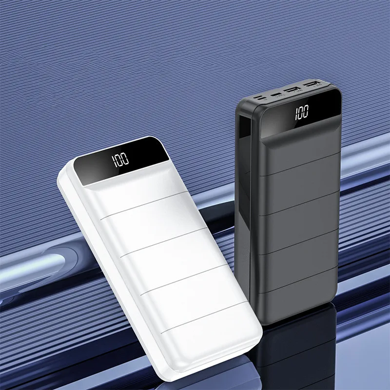 High Capacity 30000Mah LED AC Powerbank Fast Charge Customize 50000Mah Mobile Phone Power Station Portable Power Bank