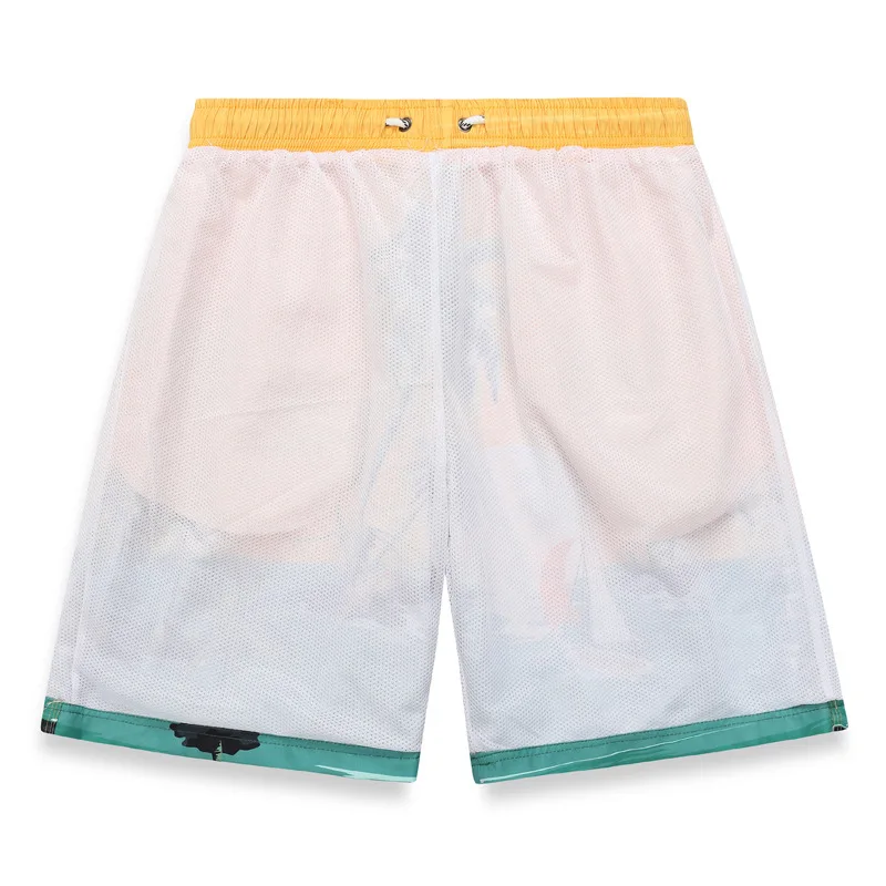 Pohodlné volné střihy, ležérní letní kraťasy s havajským potiskem, rovné pánské plážové kraťasy, velkoobchod 988_voghion.com