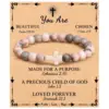 Vous êtes merveilleux Bracelet Zèbre Rose Carte