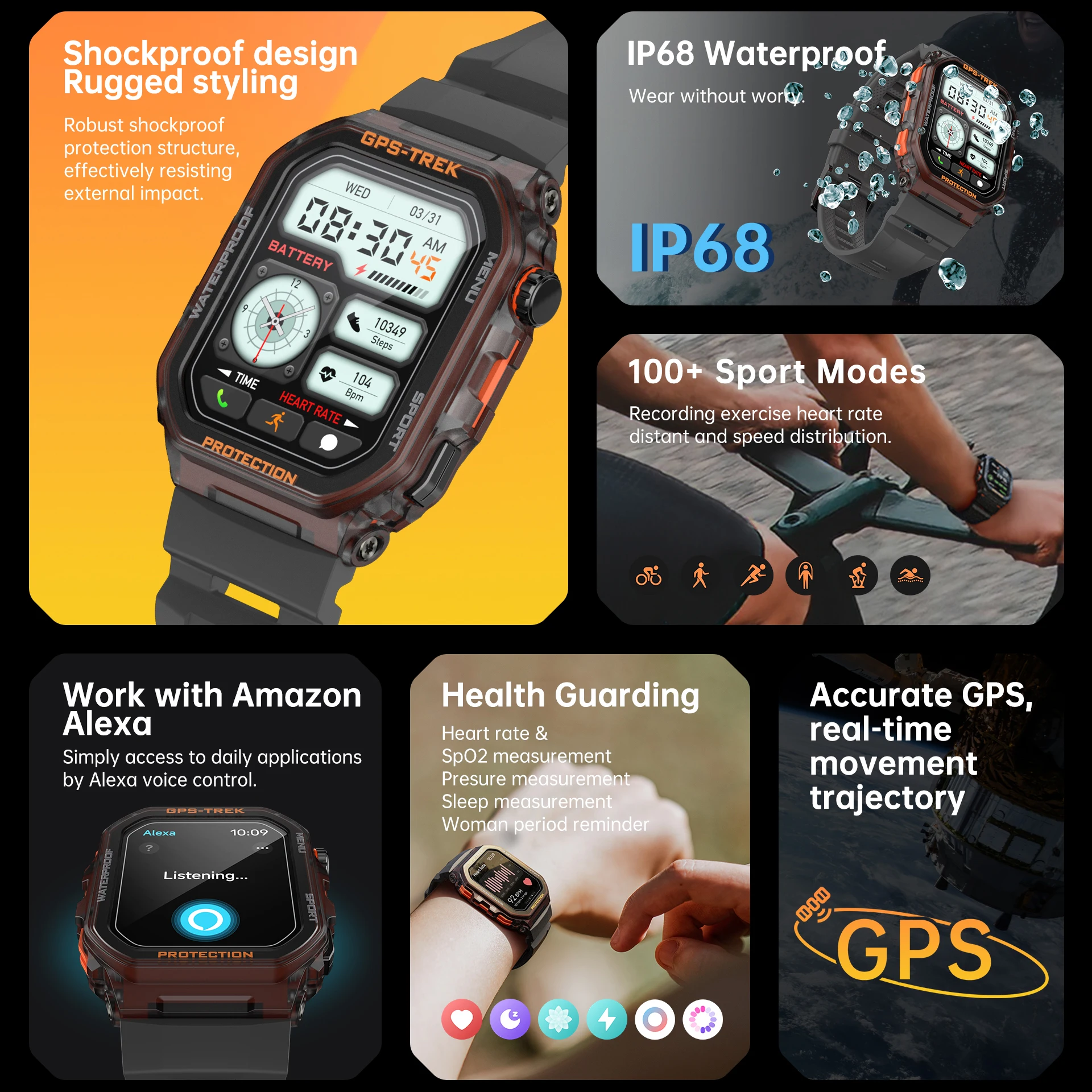 Chinese factory supplier supply  Ft61 2025 Outdoor Gps Smart Watch 380mah 1.75'' Touch Screen Sports Trajectory Health Monitoring Heart Rate Smartwatch For Men - Buy Gps Smart Watch Touch Screen Smart Watch smart Watch For Men men Watch Smart health Monitoring Smart Watch 2025 Smart Watch