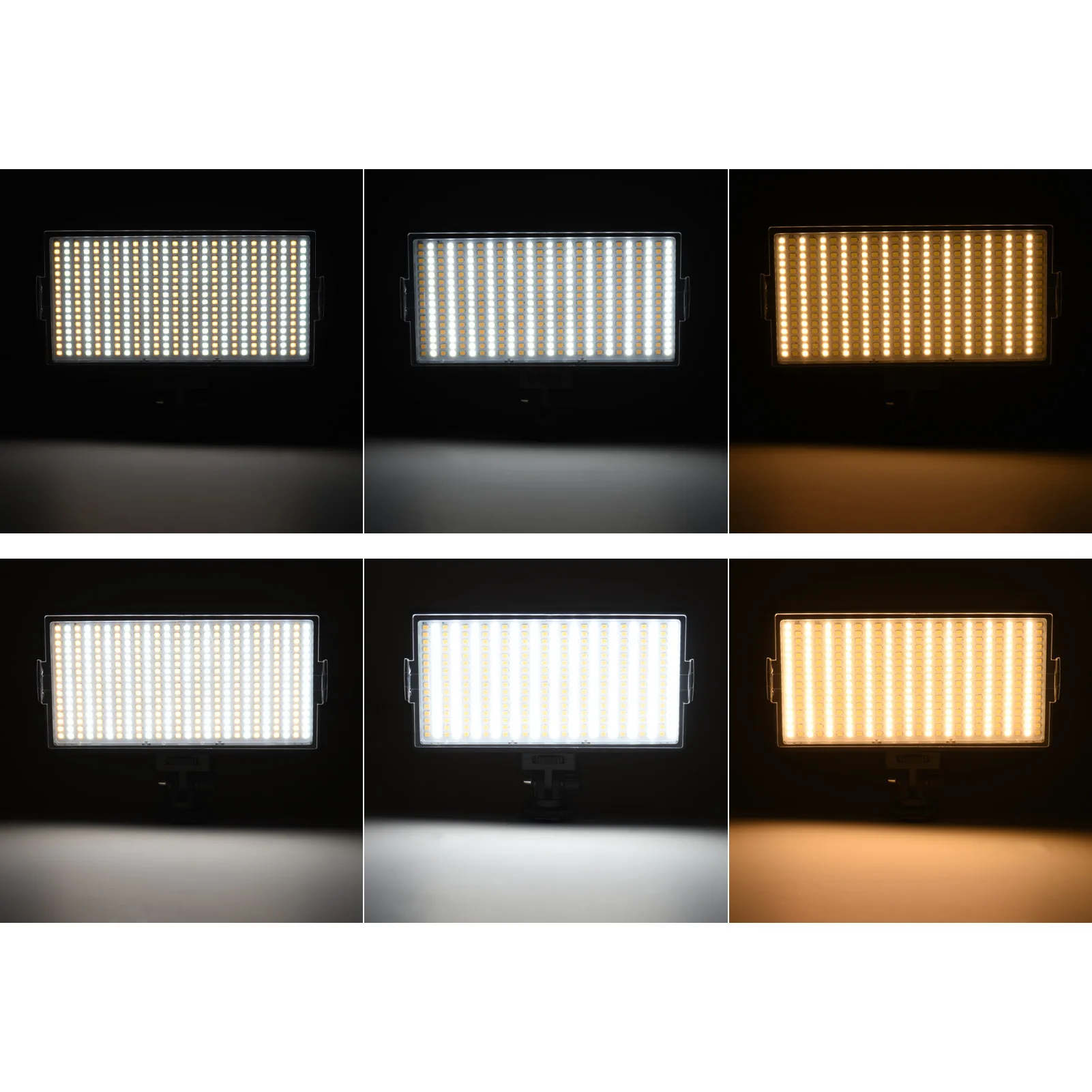 LED-416 LED lumière vidéo professionnelle sur la caméra panneau de lumière de photographie 416PCS LED bicolores température 3200-5600K