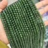 Green Canadian Jasper  6mm about 60 beads