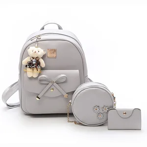 Factory Sale Backpack Bag for Women New Products Set Water Resistant PU Material for All Seasons Spring Summer Autumn Winter