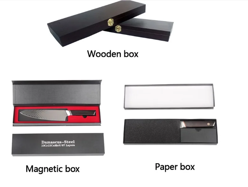 Wazirabad Damascus Pakistan Handmade 8" Chef Knife Set Vg10 67 Layers Steel Japanese Kitchen