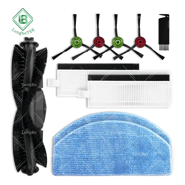 Main Side Brush Hepa Filter Mop Cloth Fit For Tikom G8000 Pro Honiture G20 Laresar Evol 3 S Robotic Vacuum Cleaner Accessories