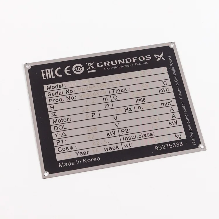 Placa De Identificación Grabada Personalizada De Aluminio Anodizado – Para Coche, Moto O Taller – Carbparts.eu