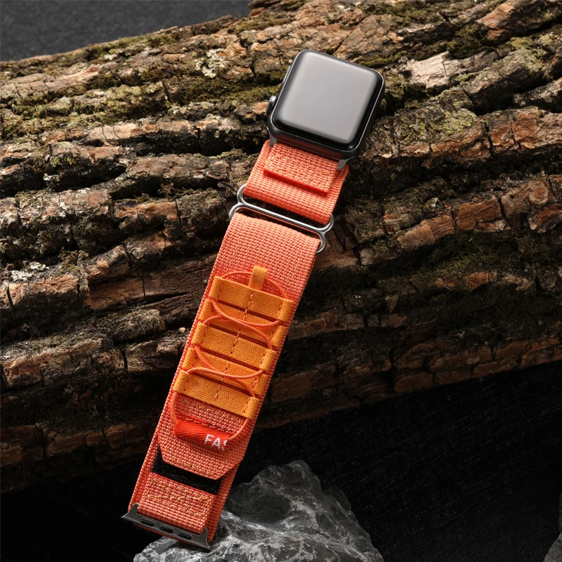 Custom Color Sport Fabric Watchband Replacement Canvas Iwatch Strap