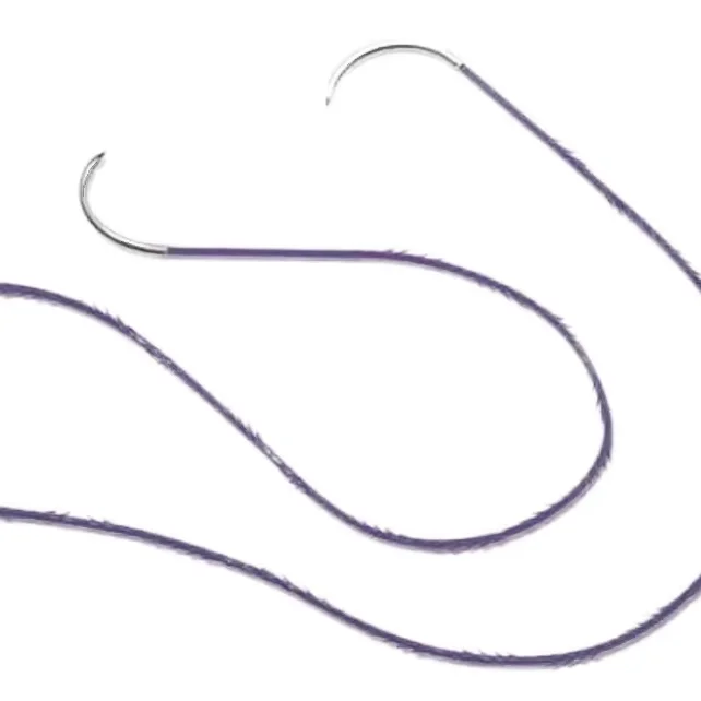 Barbed knotless beatiful Medical Suture Thread with Needle for nose for eye Sterile Absorbable Synthetic