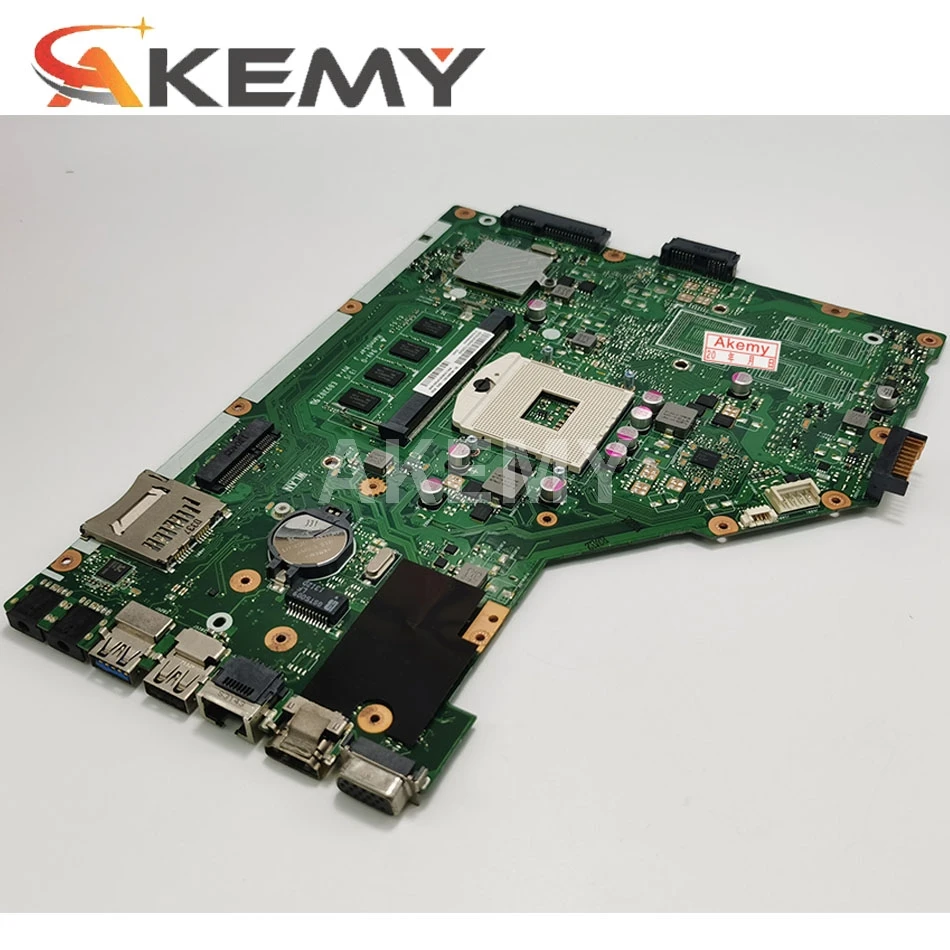 Akemy X55VD Motherboard Laptop Motherboard X55VD X55C X55CR X55V Mainboard SLJ8E REV.2.2 2G RAM for Asus