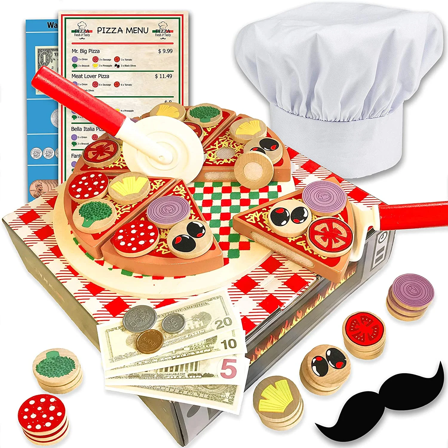 play kitchen pizza