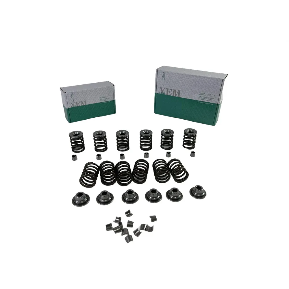 QSB6.7 Valve Spring Kit Spring Seat & Retainer for Industrial Machinery Engine Parts