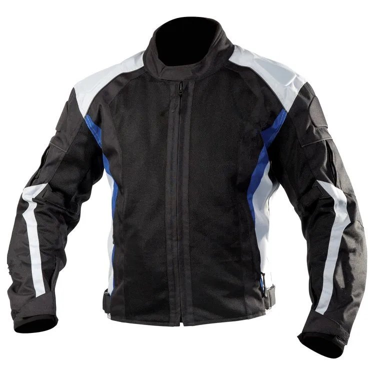 Men's Black Textile Racer Style Scooter Motorcycle Jacket | Motorcycle  Helmets Store | PURE HELMET