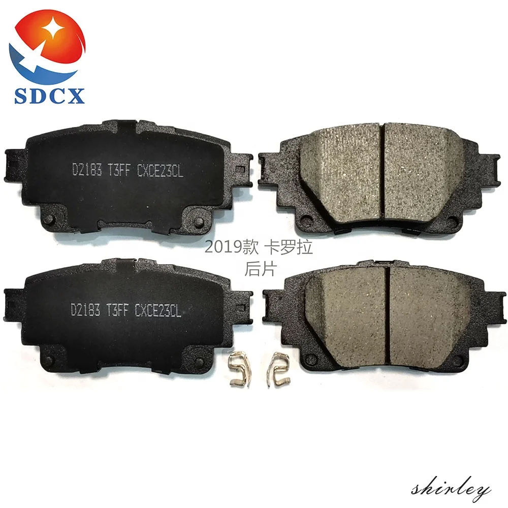 SDCX Brake Pad SDCX D2183-9427 for 2018-2019 Toyota Corolla E210