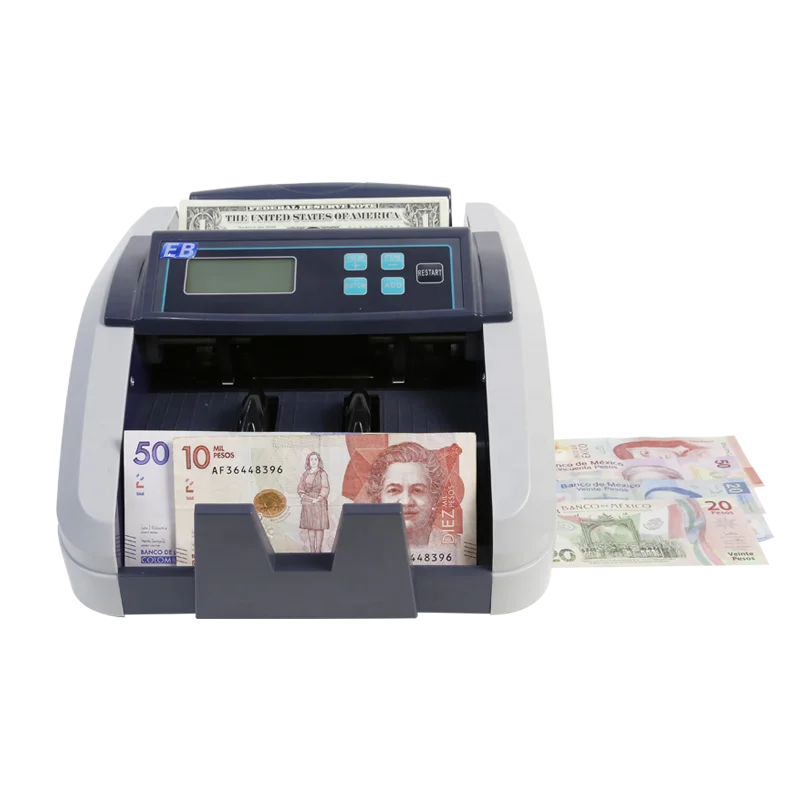 LD-307 Multi-Currency LED Display Banknote Counter CAD ROHS Certified Money Bill Counting Machine for Banks and Cash Management