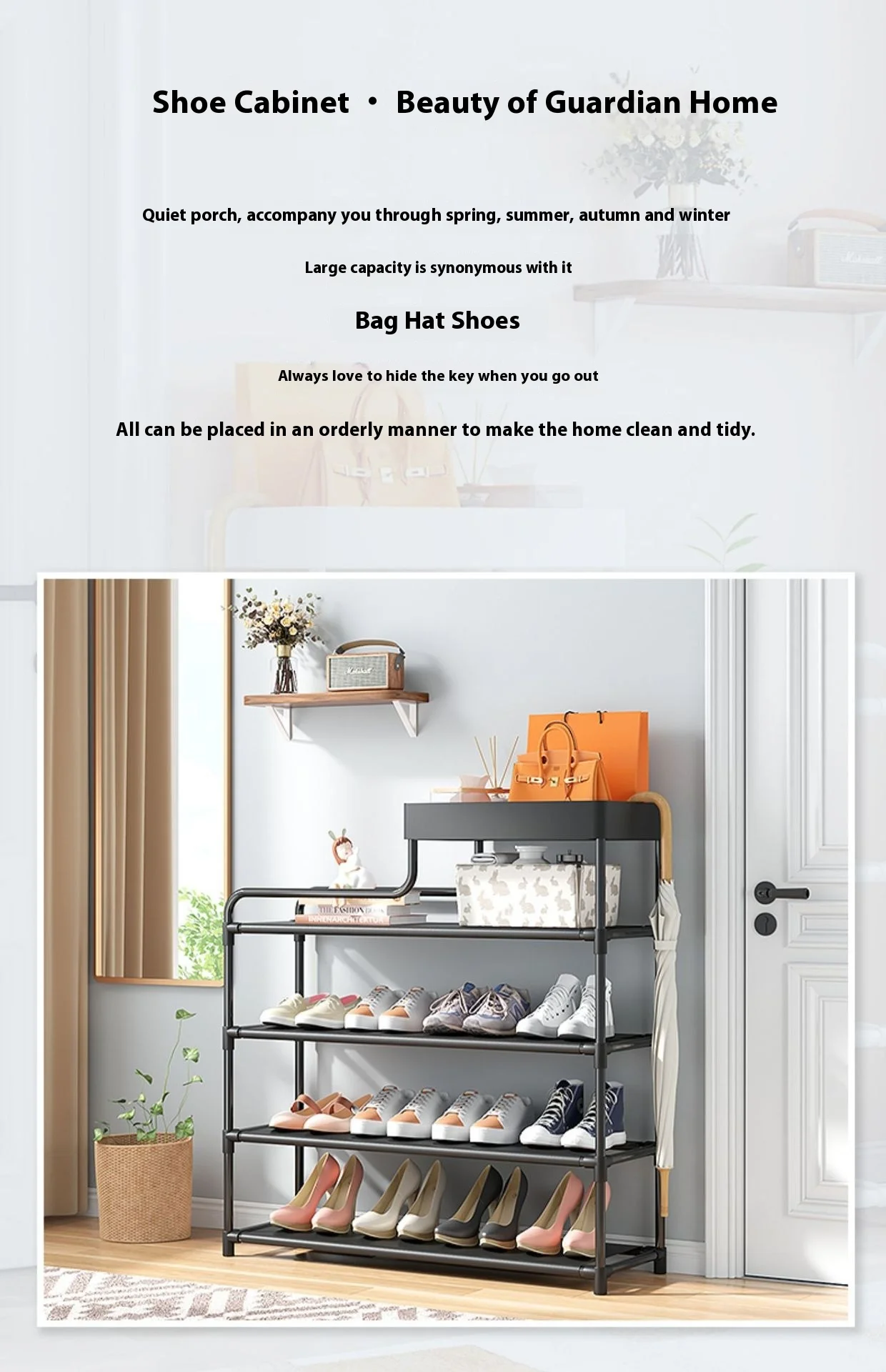 Economical Multi-Layer Indoor Metal Door Storage Rack Space-Saving ...