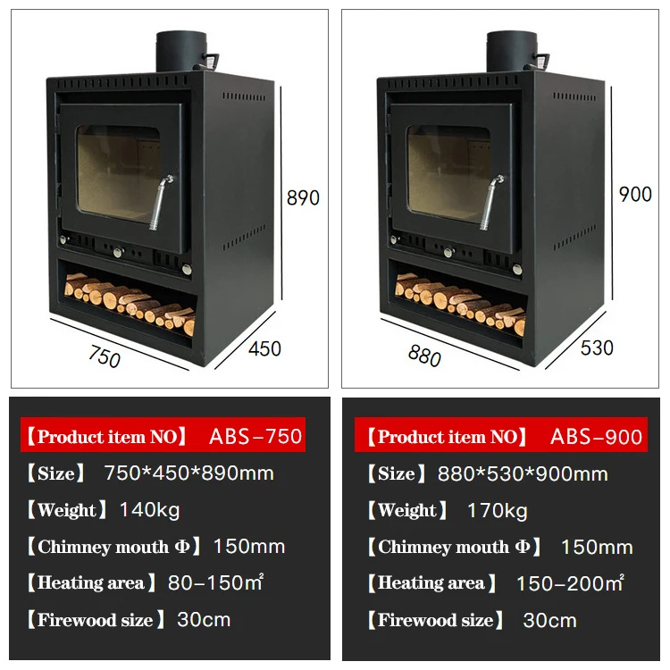 European Standard Secondary Combustion Technology Stoves Wood Burning Pot Belly Wood Burning