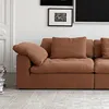 Divano color caramello-nuvola-295 cm-tre posti-29510580 cm