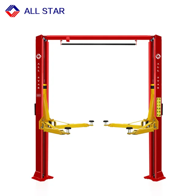 5T One Side Two Post Clear  Floor Lift  Tow Post Lift  Asymmetric Clear Floor Lift