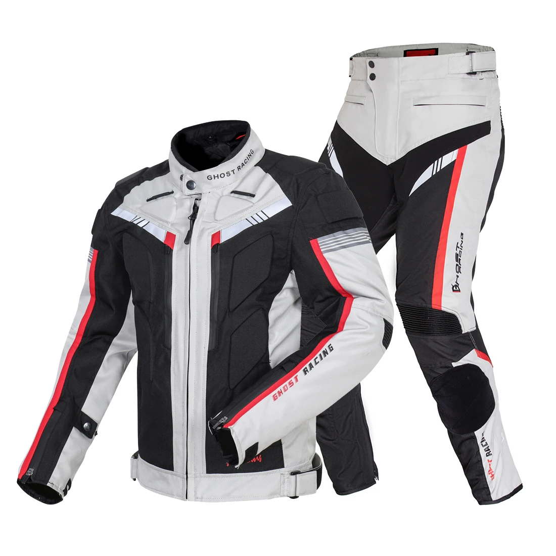 GHOST RACING Waterproof Motorcycle Jacket - Protective Gear for 