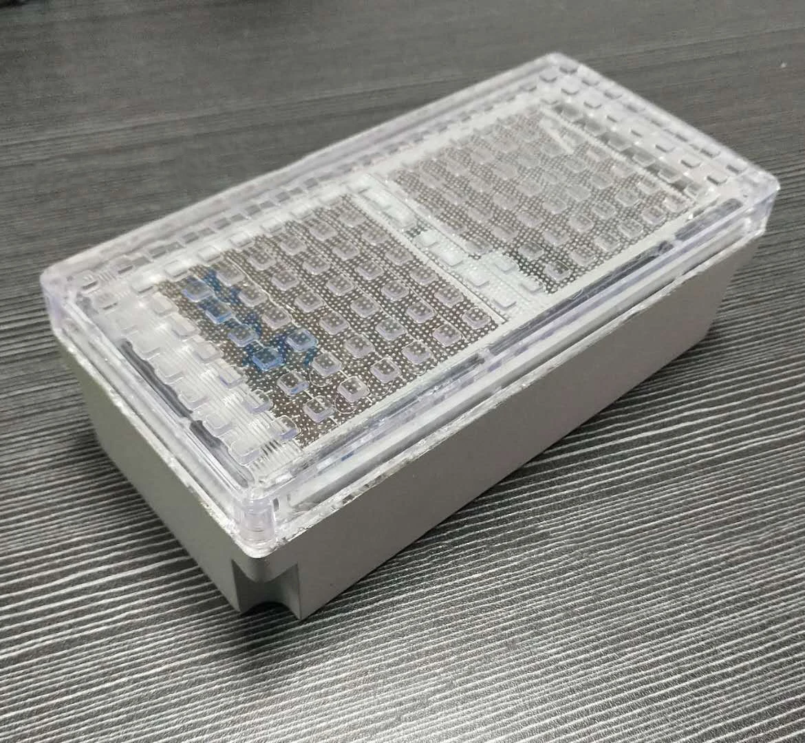 Outdoor LED IP68 Waterproof Landscape Lighting Square Rectangle Solar Brick Paver Lights for Walkway Driveway Patio Pool Deck