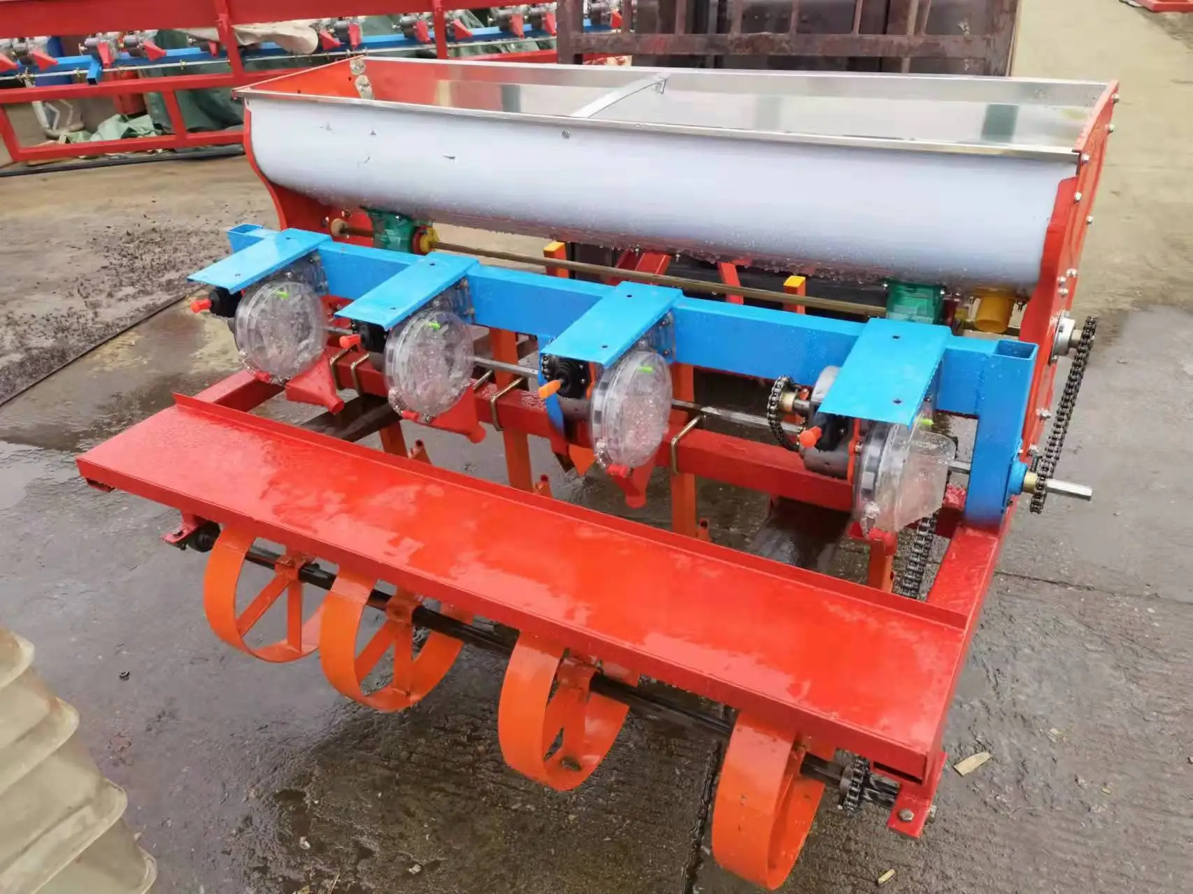 Integrated Fertilization And Seeding Maize Planter Corn Cotton Alfalfa