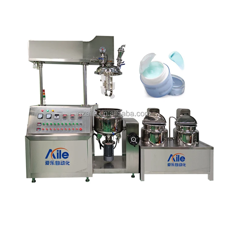 10L Automatic Laboratory Cosmetic Lotion Vacuum Homogenizer Emulsifier for  Eye Cream