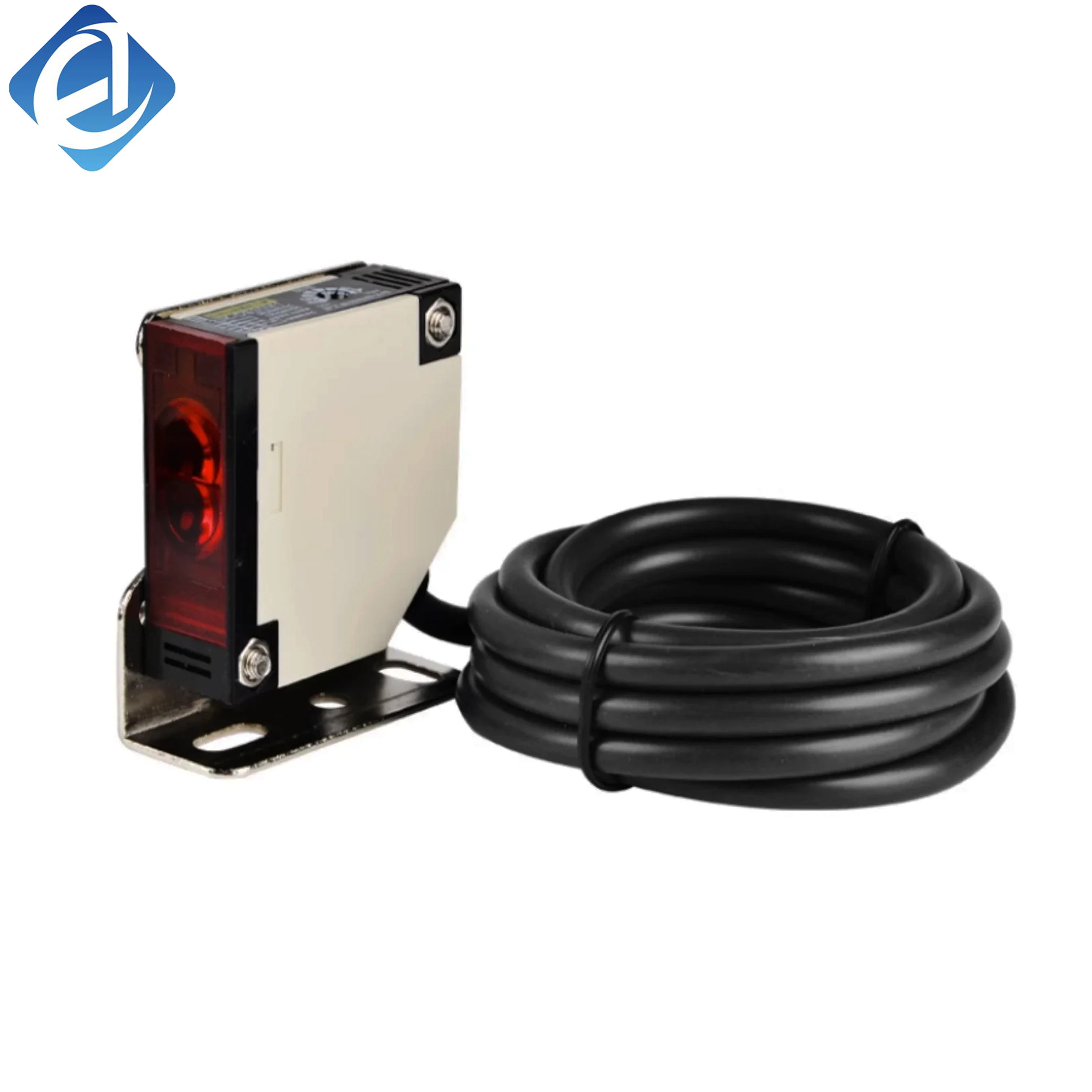 New Original Omron E3JK-DS30M2 photoelectric sensor. Diffuse reflection design with 30cm sensing distance, stable detection and good anti-interference. Applied to object sensing, counting and position detection in industrial automation.