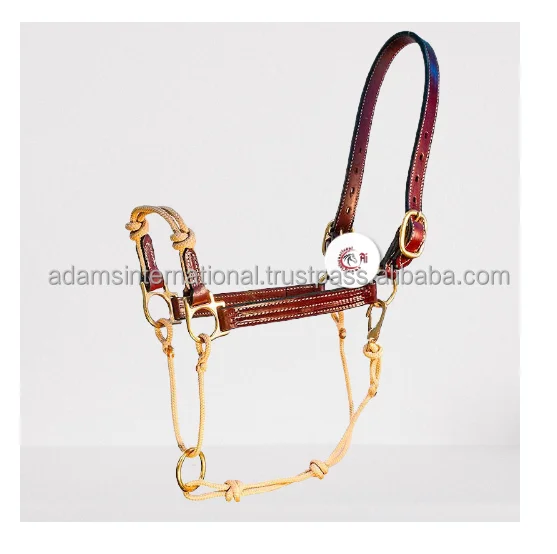 Best Quality Horse Leather Halter Composed Of Best Quality With Brass