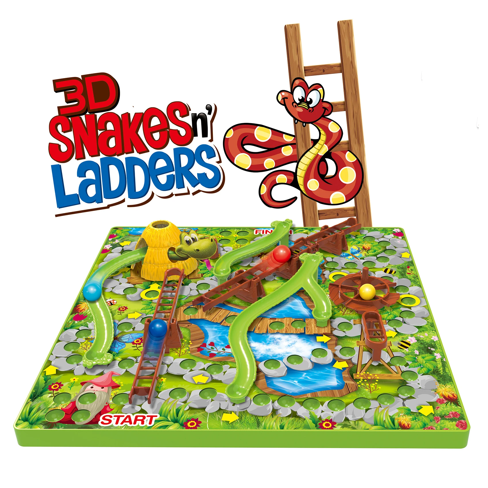 3d Snakes And Ladders Board Games Set Family Interactive Games For Travel - Buy  Snakes And Ladders,Board Games,Family Games Product on Alibaba.com