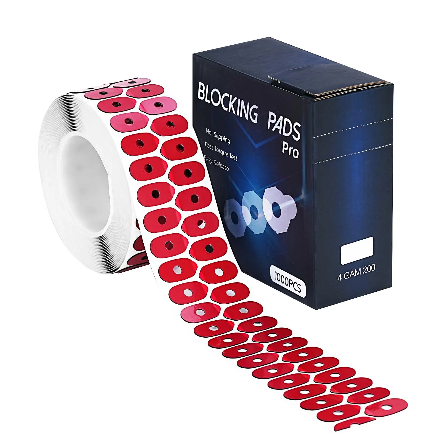 High Quality Lens Blocking Pads optical Lens Blocking QF-RED Pads Optical Glasses Lens Blocking Pads