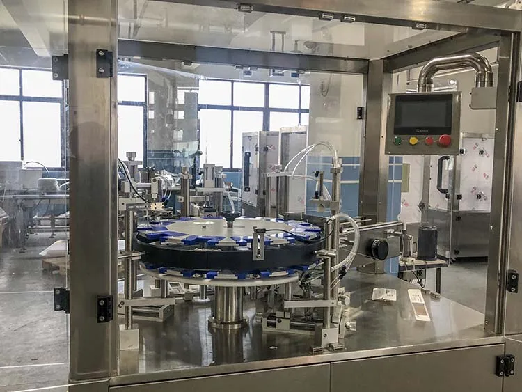 Автоматическая вертикальная машина для нанесения картона, ротационный стол, упаковочная машина для бутылок, косметическая вертикальная машина для нанесения картона