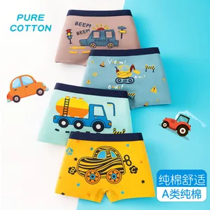 Summer thin cotton briefs for boys pure cotton small medium and large sizes boy's four-corner shorts factory direct sale