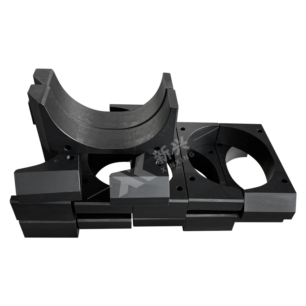 Custom PE Tube Spacers for Tubing / CNC  Plastic Pipe Spacers / HDPE Block Spacer Duct Bank Spacers for Pipe