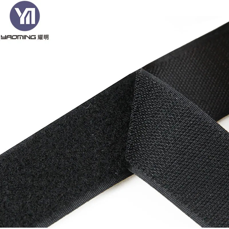 Self-Adhesive Sewable Hook Loop for for Strips Black White Blended Fabric Double Baby Shoes Garment Accessories No Glue