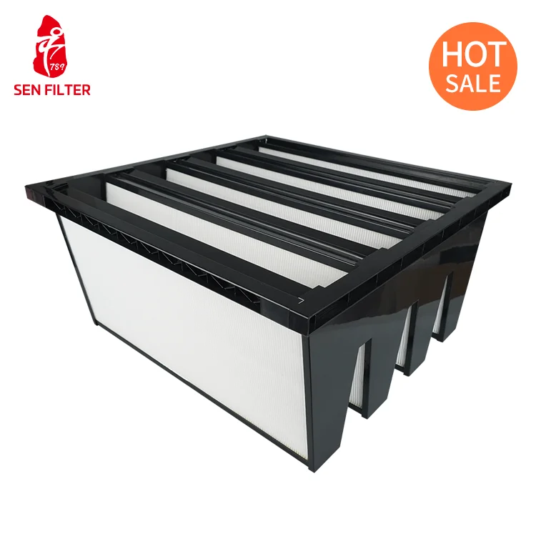Air Cleaner Plastic Clean Room Hepa Filter Machine H14 Grade for Manufacturing Construction Industries Air Filter Making Machine