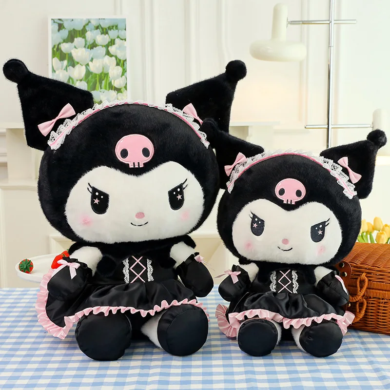 Popular Black Kuromi Plush Melody Kuromi Plush Toy Stuffed Animal Doll ...